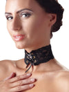 Girocollo Nero Pizzo