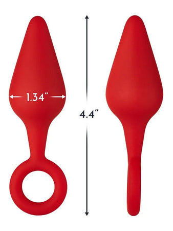 F-10 - Plug con Anello Rosso Medium