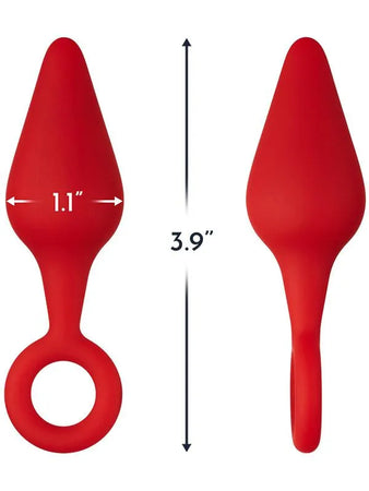 F-10 - Plug con Anello Rosso Small