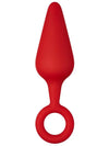 F-10 - Plug con Anello Rosso Large