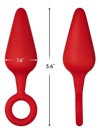 F-10 - Plug con Anello Rosso Large