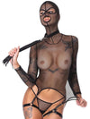 Set Nero Rete Similpelle