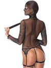 Set Nero Rete Similpelle
