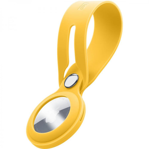 porta air tag giallo