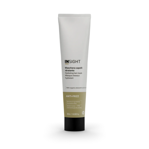 Maschera Idratante Insight Anti-Frizz – Trattamento Nutriente per Capelli Secchi e Crespi, con Semi di Lino e Burro di Cacao, Capelli Morbidi e Lucenti