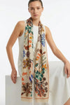 Leclaf - Sciarpa fiori orientali