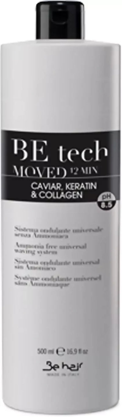 Be tech sistema ondulante universale 500 ml senza ammoniaca e senza tioglicolato d'ammonio per tutti i tipi di capelli