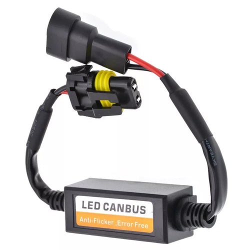 Filtro Canbus Portalampada con Resistenza per LED HB3 9005 Elimina Sfarfallamento e Errori