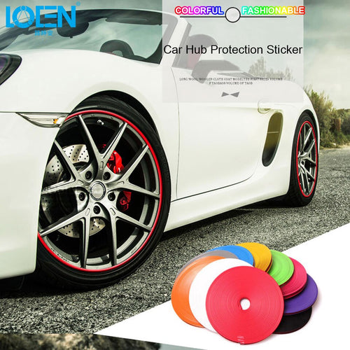 STRISCIA ADESIVA NERO PROTEZIONE CERCHI IN LEGA DA GRAFFI DECORAZIONE TUNING SPORT RACING CAR