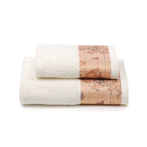 Asciugamani Alviero Martini 1A Classe Geo Classic: Viso + Bidet, Puro Cotone, Icona di Stile