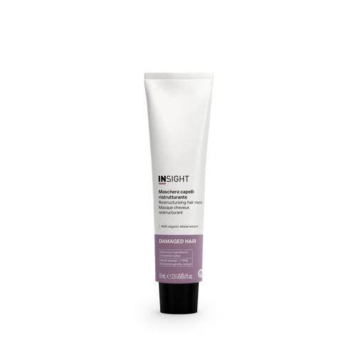 Maschera Ristrutturante Capelli Insight Professional – Trattamento Intensivo Riparatore per Capelli Danneggiati, Nutriente e Illuminante con Oli di Argan e Oliva, Morbidezza e Forza
