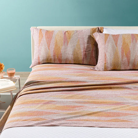Completo Lenzuola In Cotone Dune - Caleffi