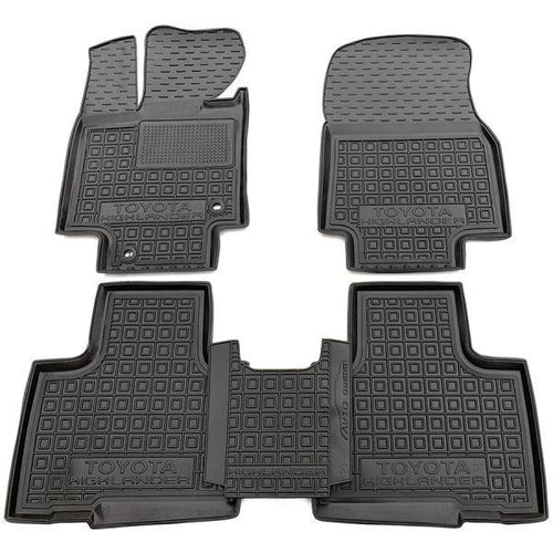 Set tappetini di gomma su misura per Toyota Highlander 4 XU70 (2020+)