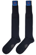Calze Lunghe Uomo Gallo - Blu Tinta Unita