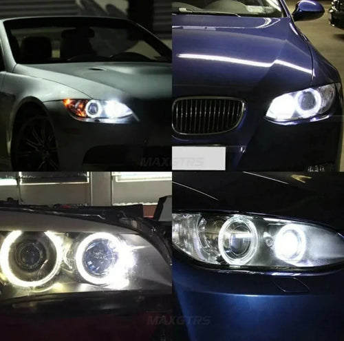COPPIA LUCI POSIZIONE BMW X3 E83 CANBUS NO ERRORE 10LED 6W SMD CON LENTE BIANCO 6000K