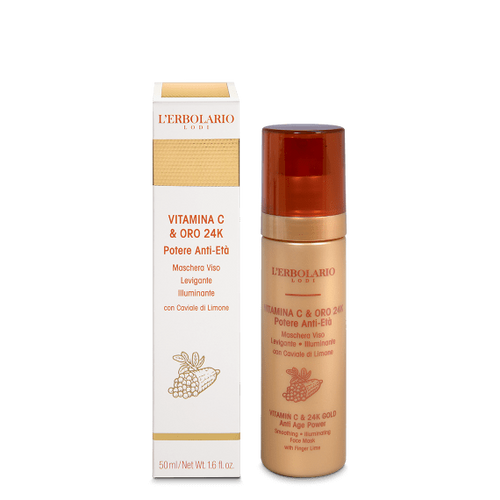 Maschera Viso Vitamina C & Oro 24K L'Erbolario