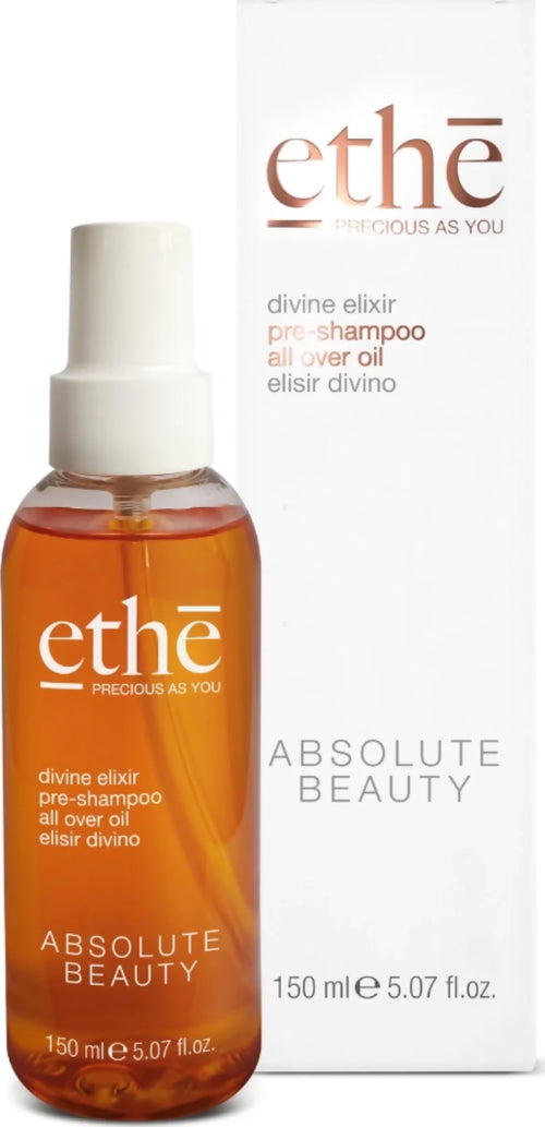 Emsibeth Ethè Absolute Beauty Divine Elixir Olio Pre Shampoo Nutriente Anti-Età Capelli Secchi e Sfibrati 150 ml