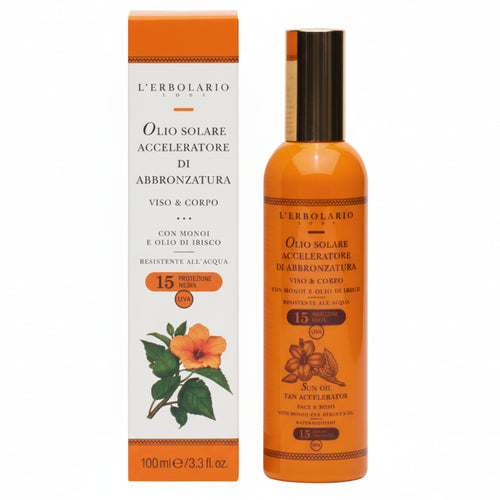 Olio Solare Acceleratore di Abbronzatura SPF 15