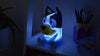 Luce blu con suono
