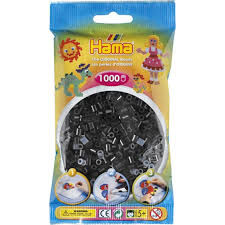 Sac de 1000 billes HAMA, noir