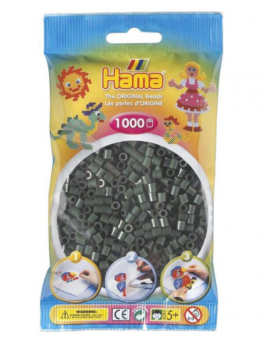 Sac de 1000 billes HAMA, vert foncé