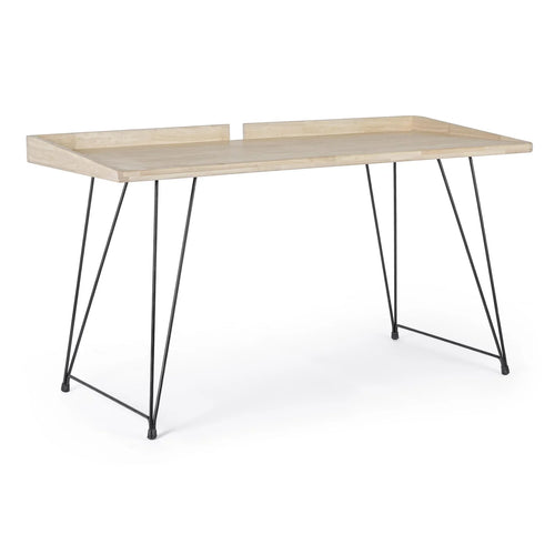 Scrivania Vintage District da ufficio e cameretta porta pc in legno naturale 142 cm Casa e cucina/Arredamento/Studio/Scrivanie e postazioni di lavoro/Postazioni di lavoro per computer Decor Space - Altamura, collezioneotakudepot.com