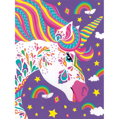 Peinture à numéros - Licorne 9X12''