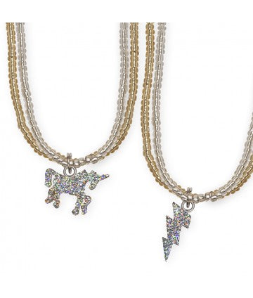 Pendentif licorne scintillante