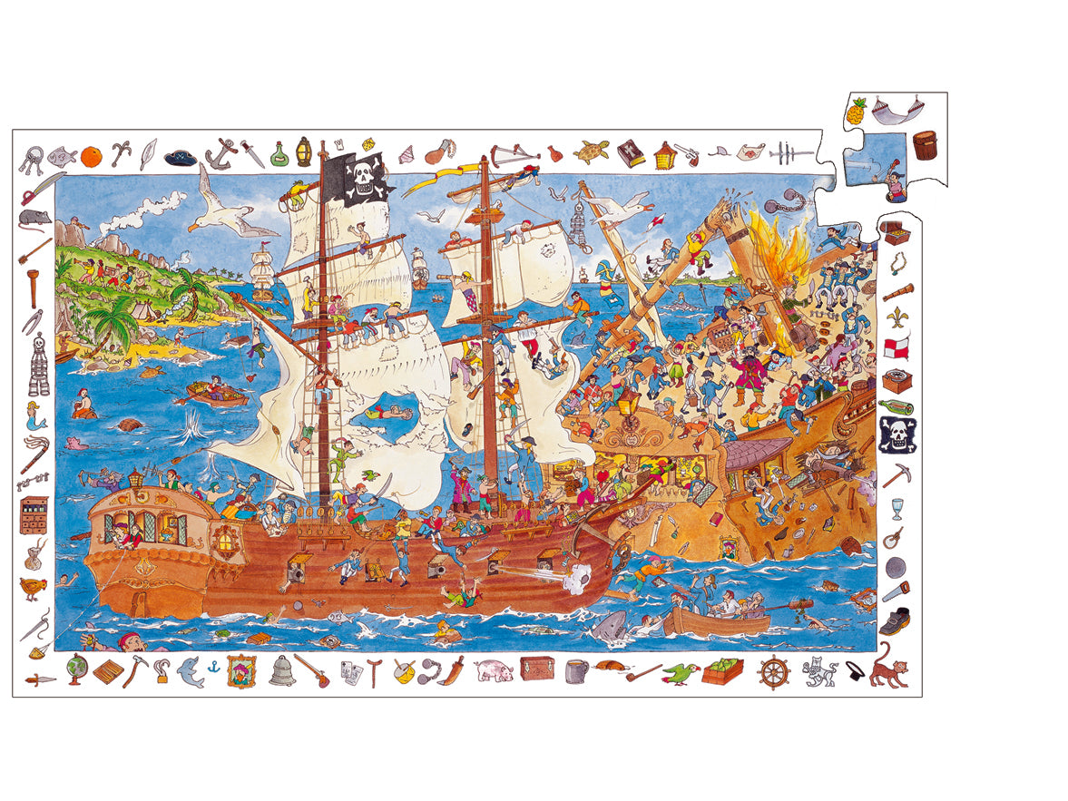 Pirates - Casse-tête Observation de 100 pièces