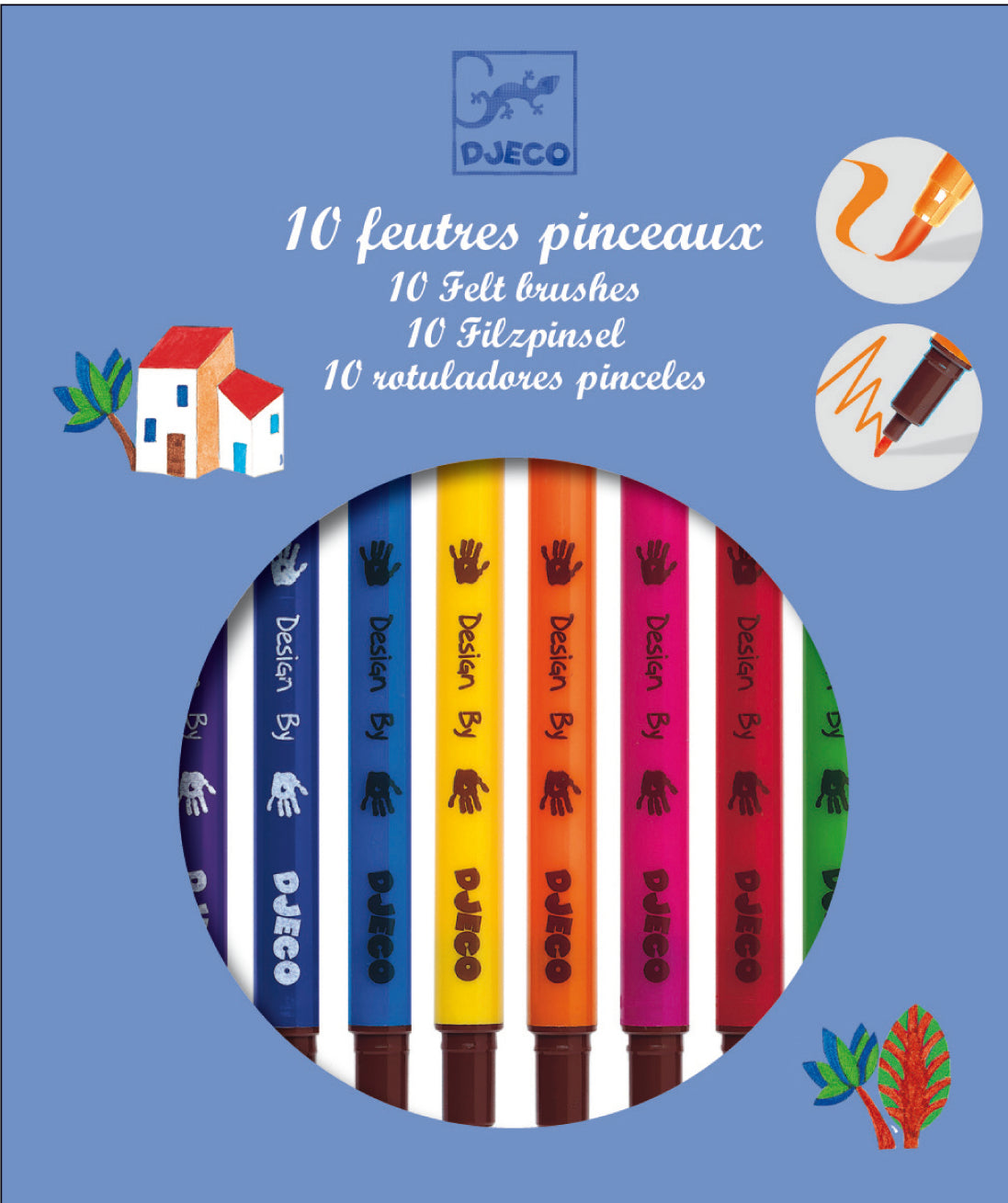 10 Felt Brushes / Classic