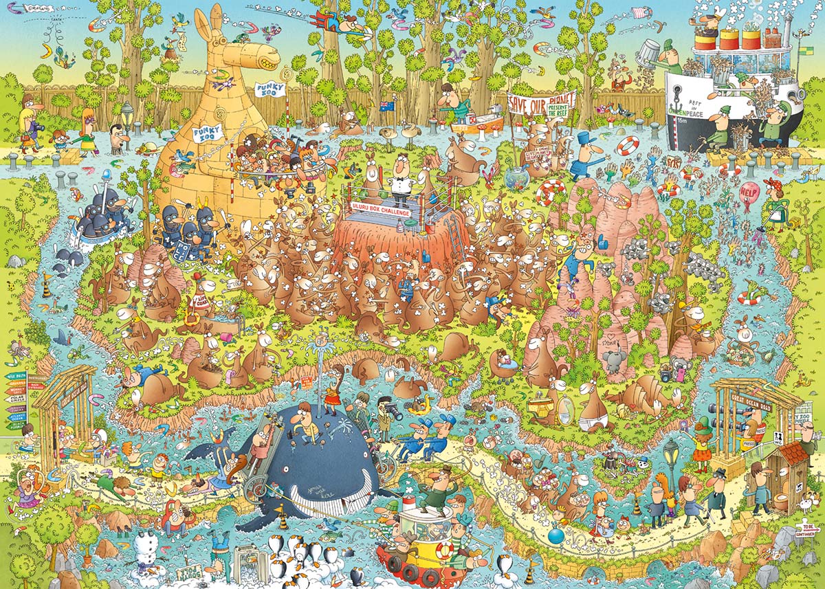 Australian Habitat - Casse-tête de 1000 pièces