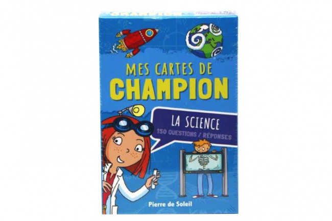 Mes cartes de champion La science