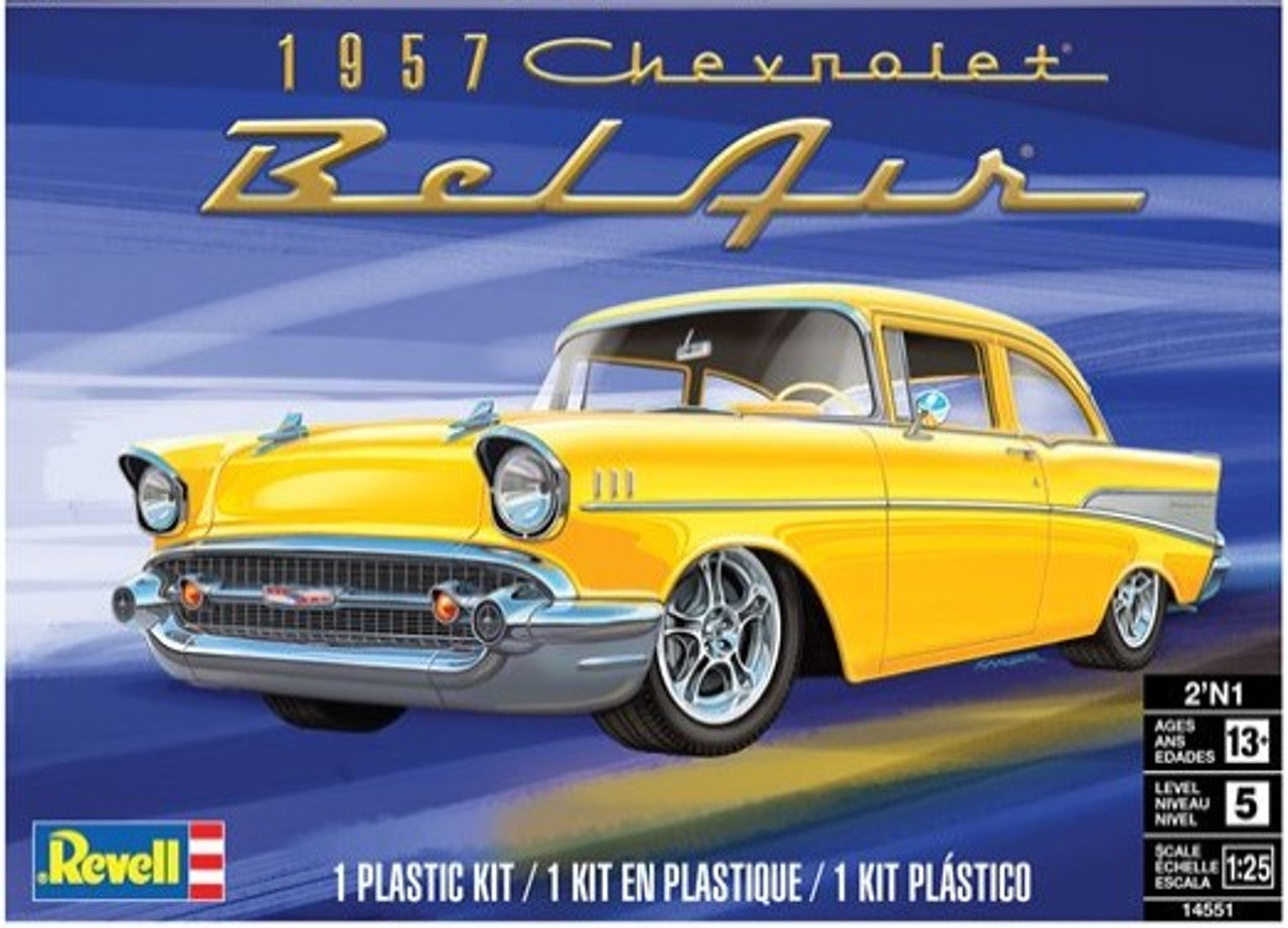 Modèle à coller 57 bel air 2n1, 1/25
