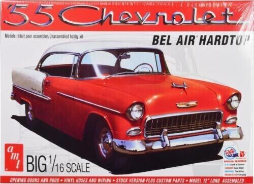 Modèle à coller 55 CHEVY BEL AIR HARDTOP, 1/16