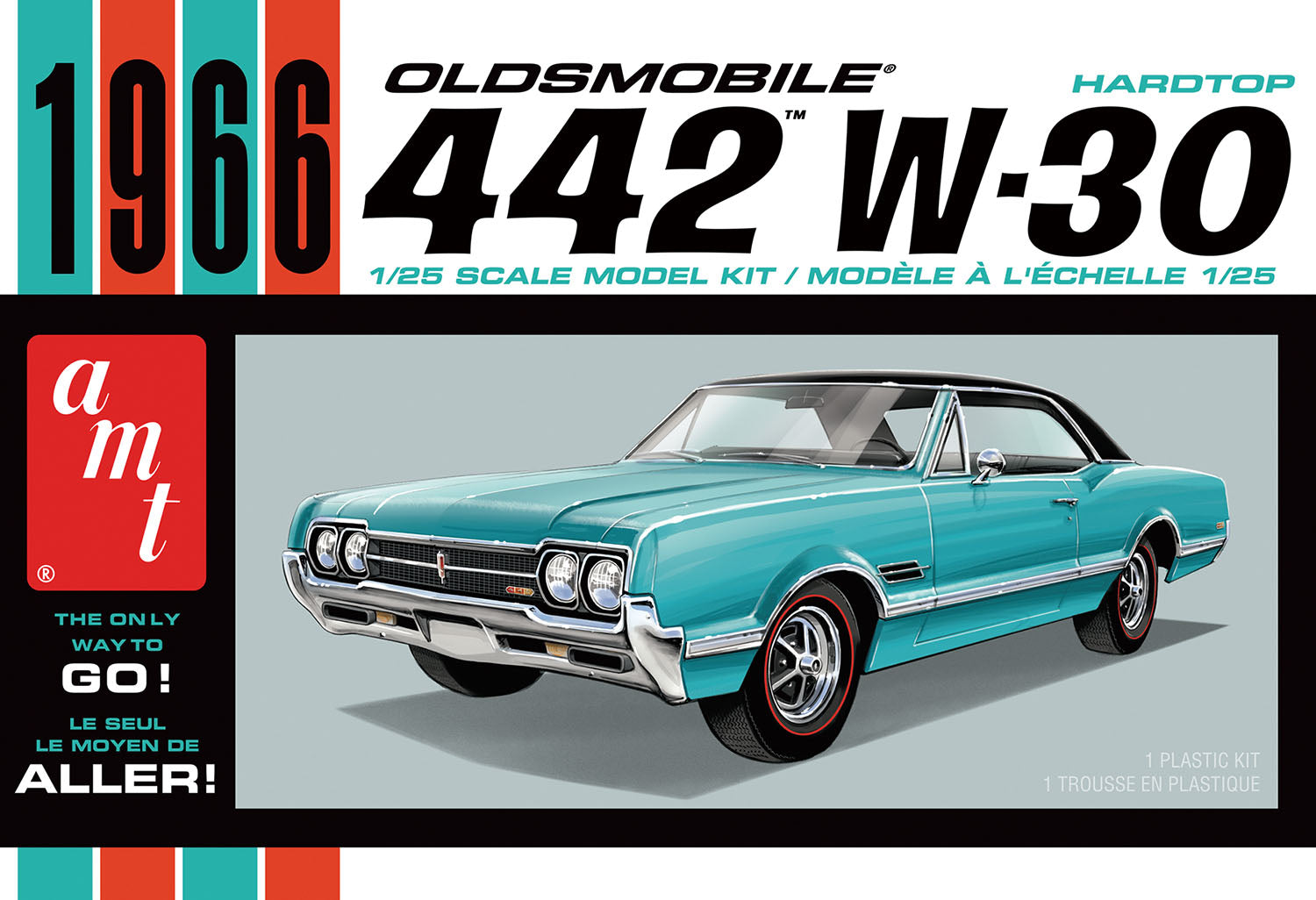 Modèle à coller 66 olds hardtop 1/25