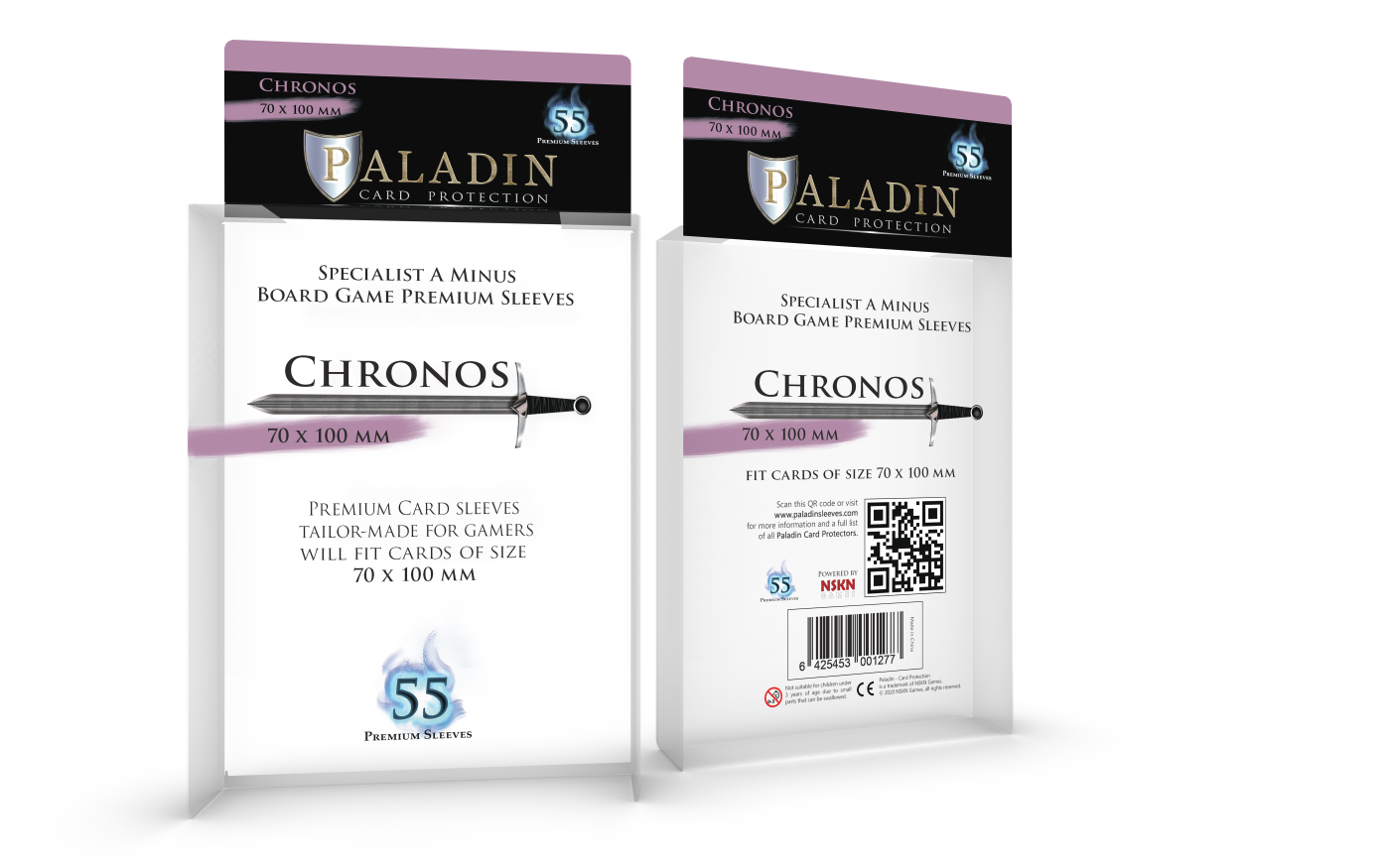 Protecteurs de carte Paladin premium 70mm x 100mm