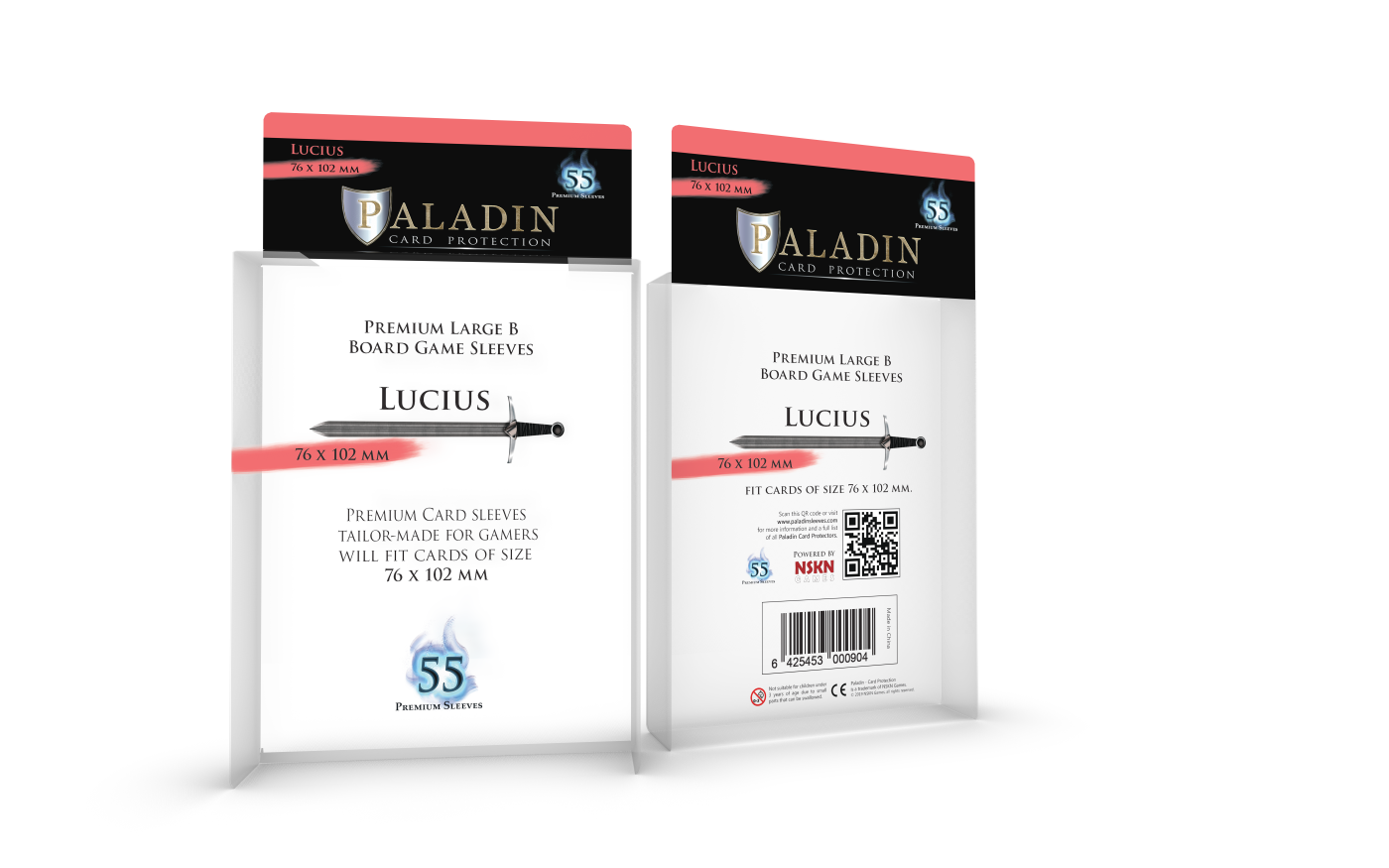 Protecteurs de carte Paladin premium 76mm x 102mm