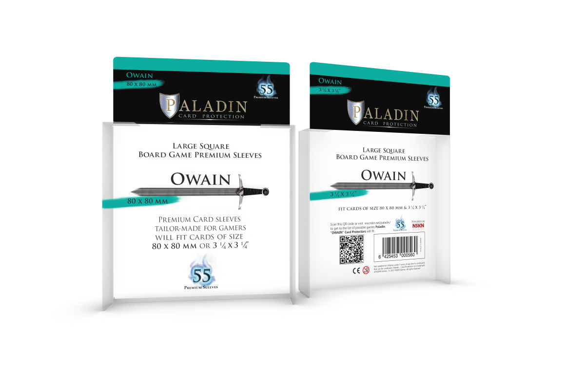 Protecteurs de carte Paladin premium 80mm x 80mm