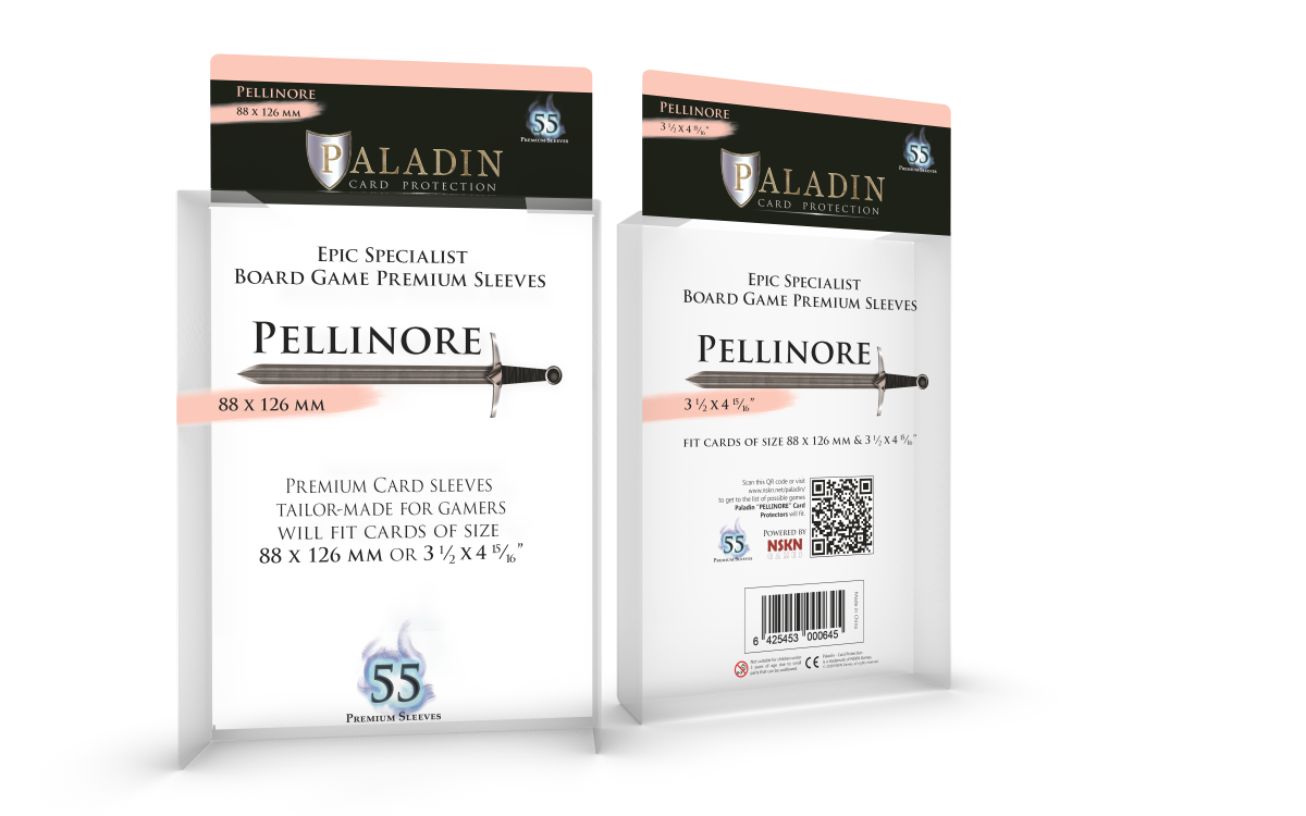 Protecteurs de carte Paladin premium 88mm x 126mm