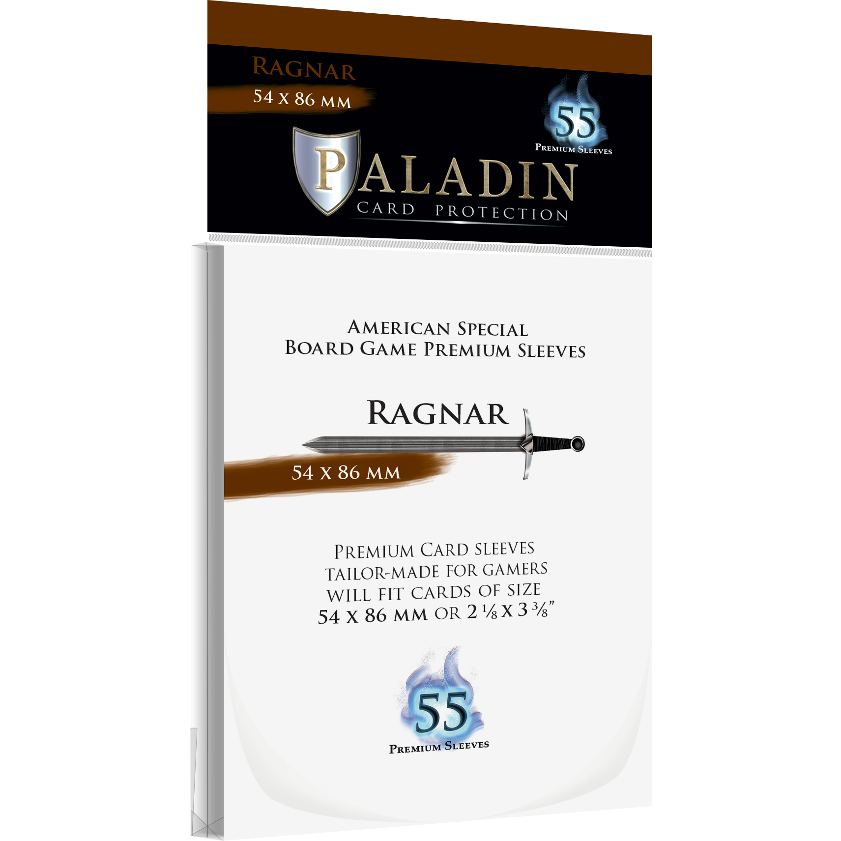 Protecteurs de carte Paladin premium 54mm x 86mm