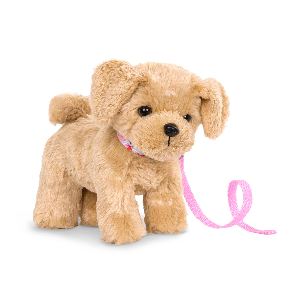 Chiot Golden Doodle  en peluche  - 15 cm