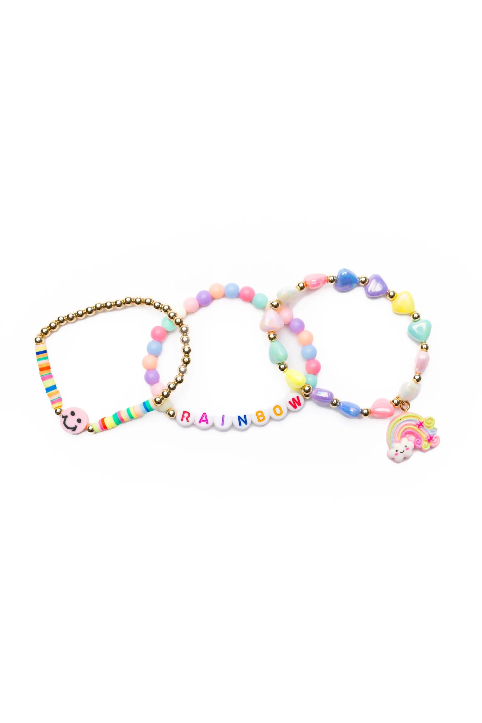 Bracelets Rainbow Smiles 3 pcs