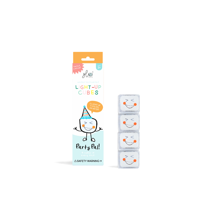 Party Pal - Cubes lumineux Glo Pals blancs