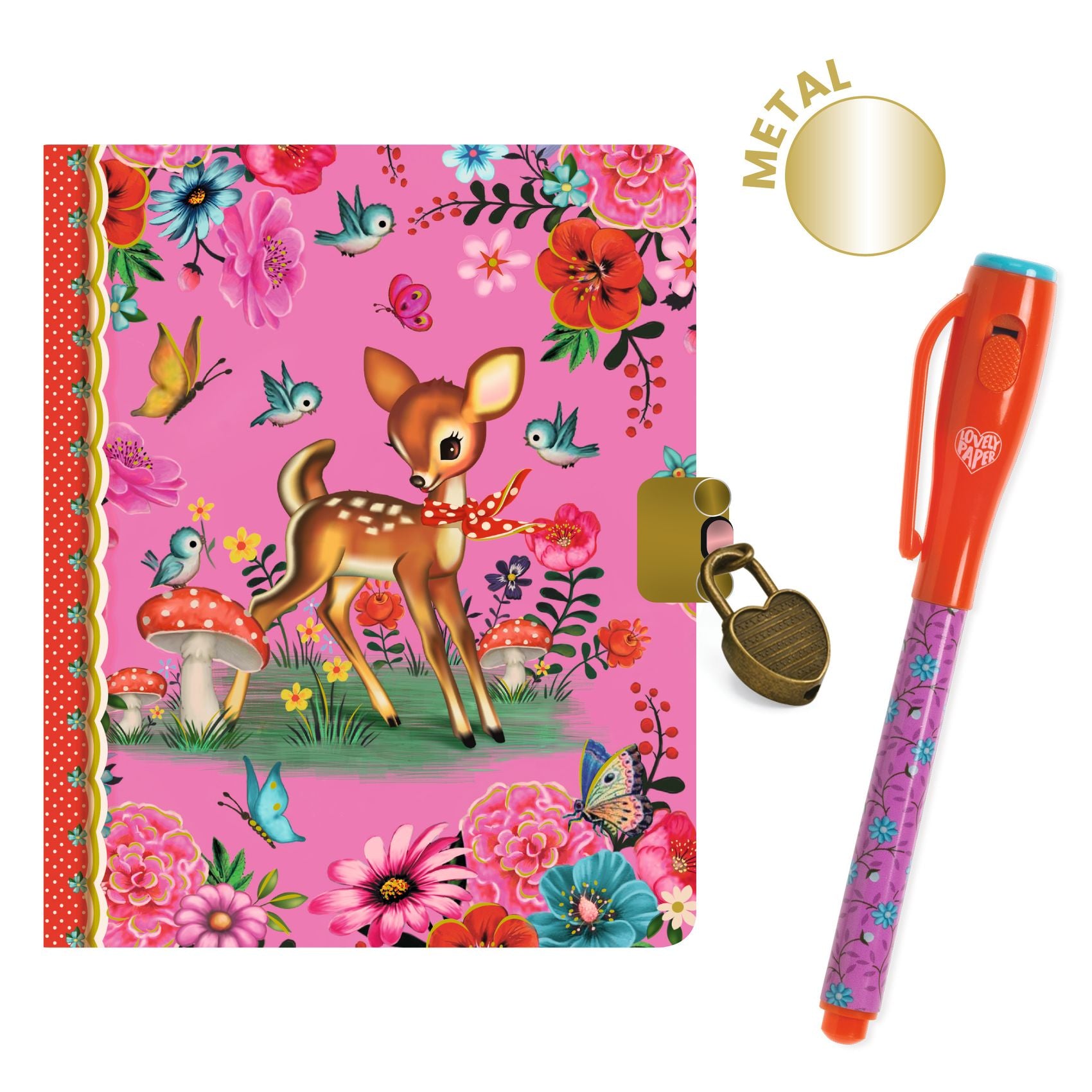 Little secret Notebook and magic marker / Fiona