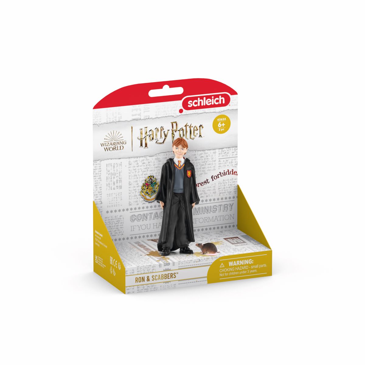 Figurine Ron et Croutard ( Ron & Scabbers)