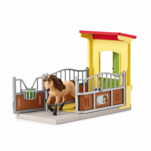 Pony box avec étalon Poney d'Islande