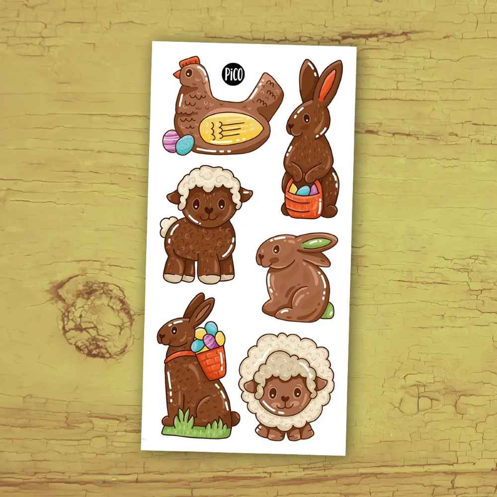 Tatoo Les lapins en chocolat