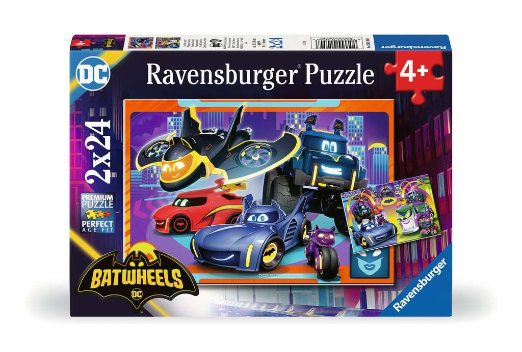 Batwheels , 2 casse-têtes de 24 pièces