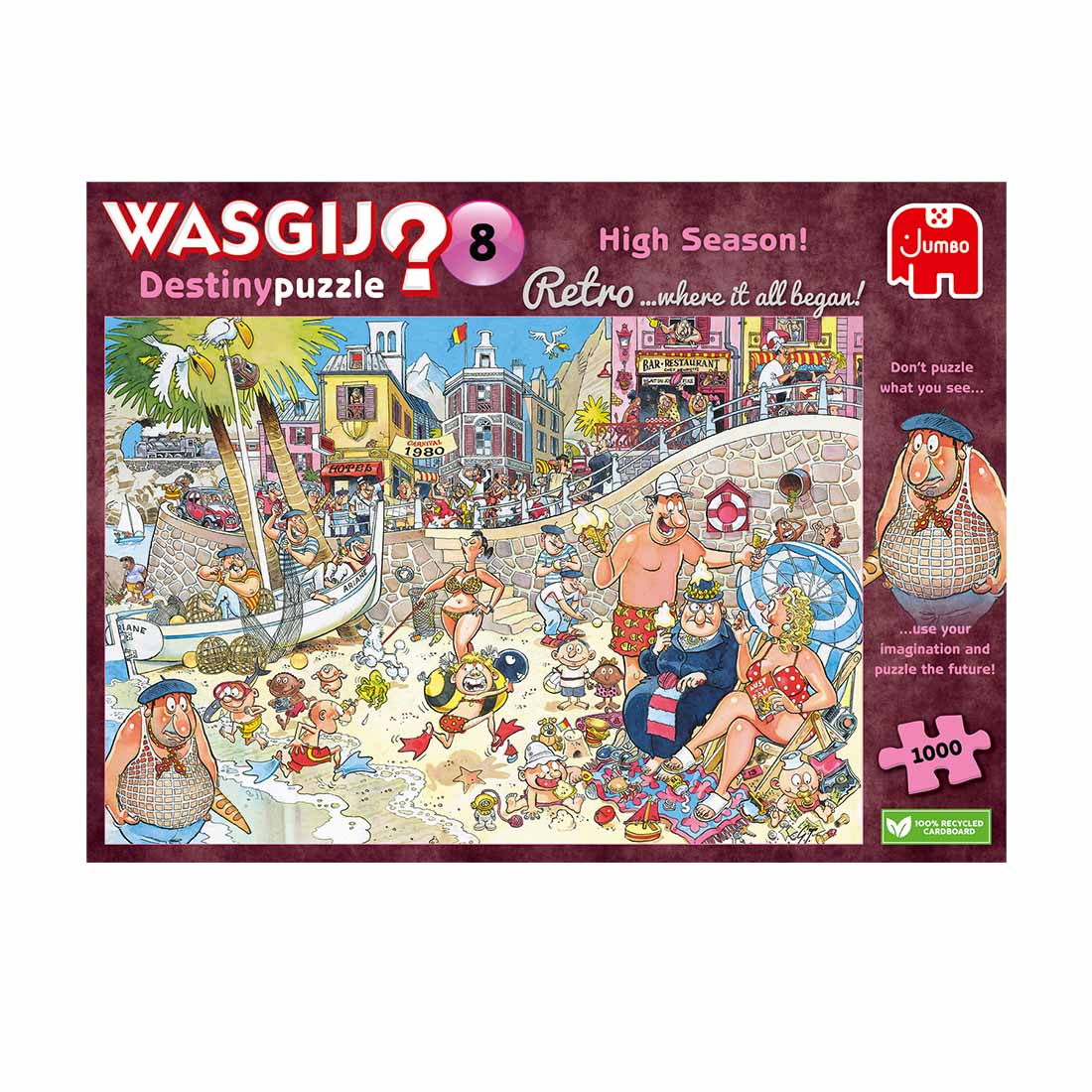 Wasgij Retro Destiny 8 Haute saison, 1000 pièces