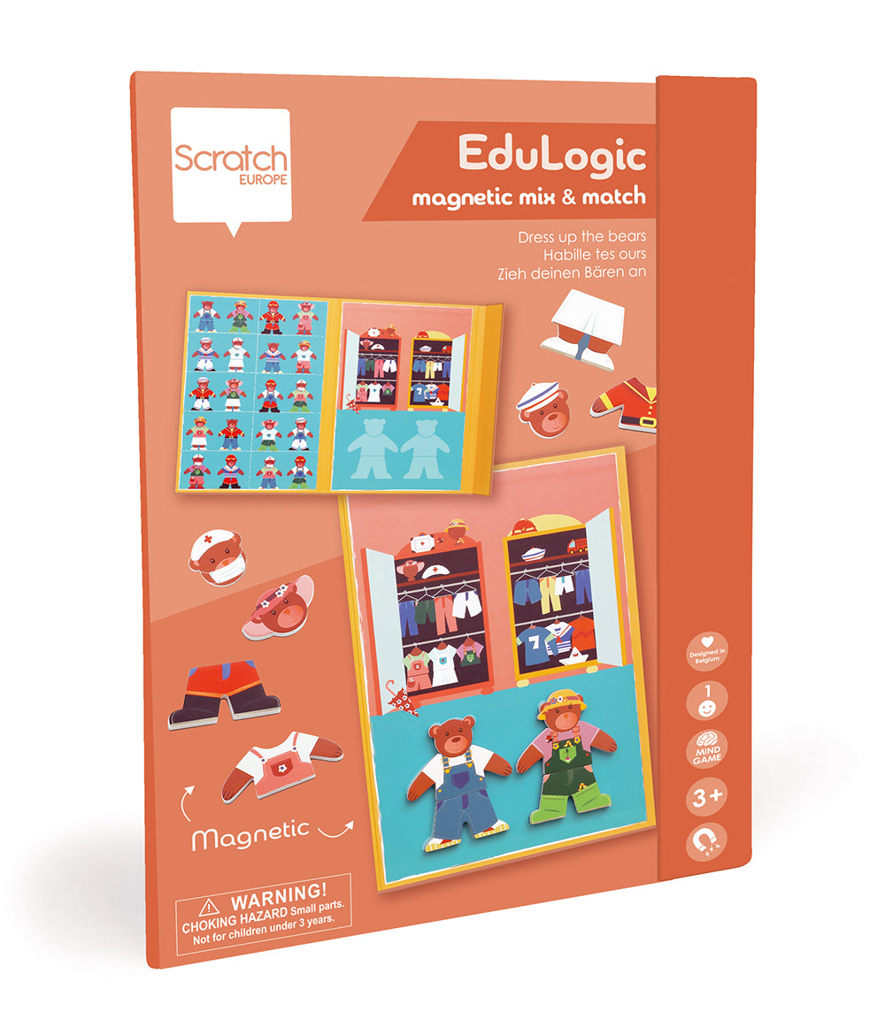 Livre EduLogic magnétique Ours à habiller